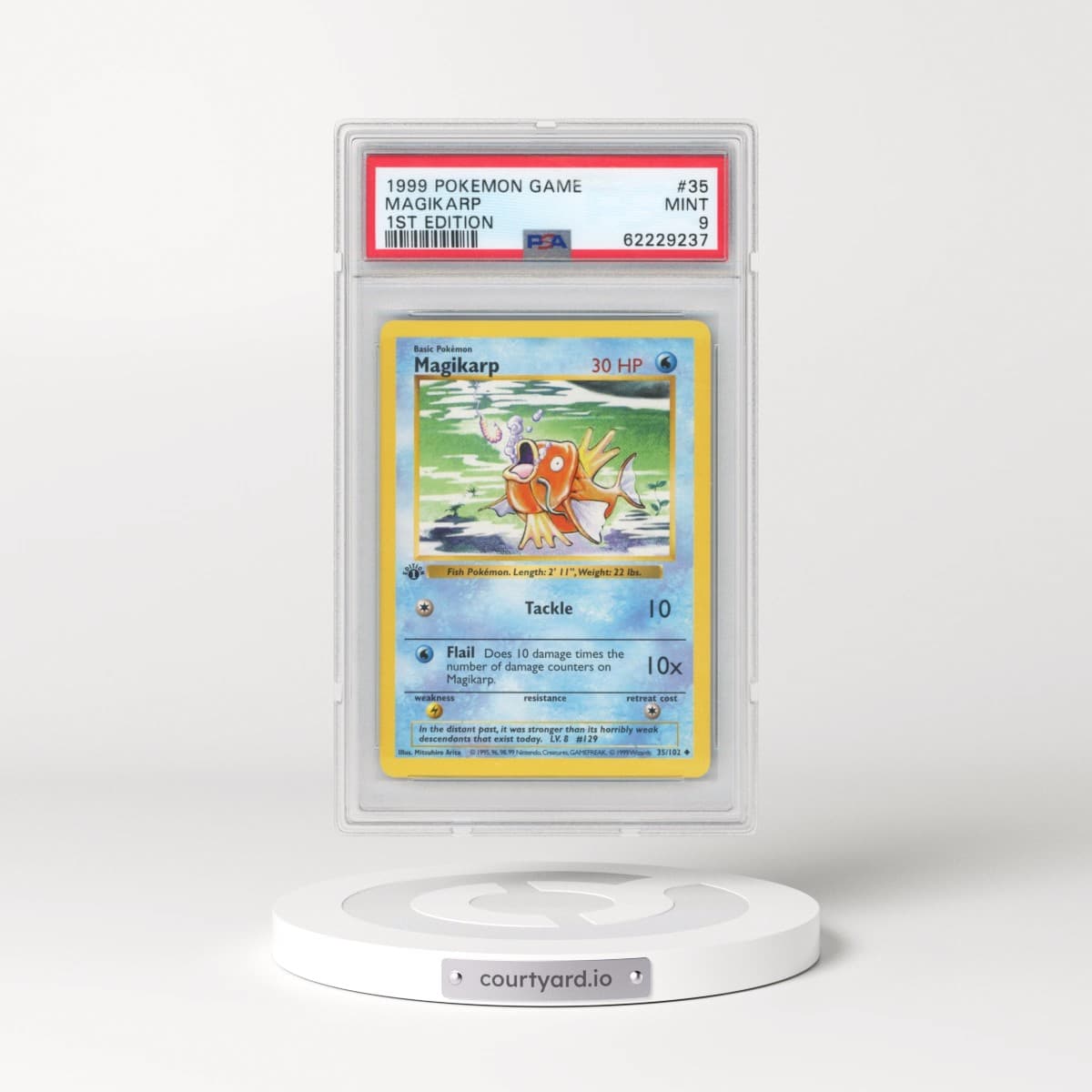 1999 Pokémon Game #35 Magikarp - 1st Edition (PSA 9 MINT)