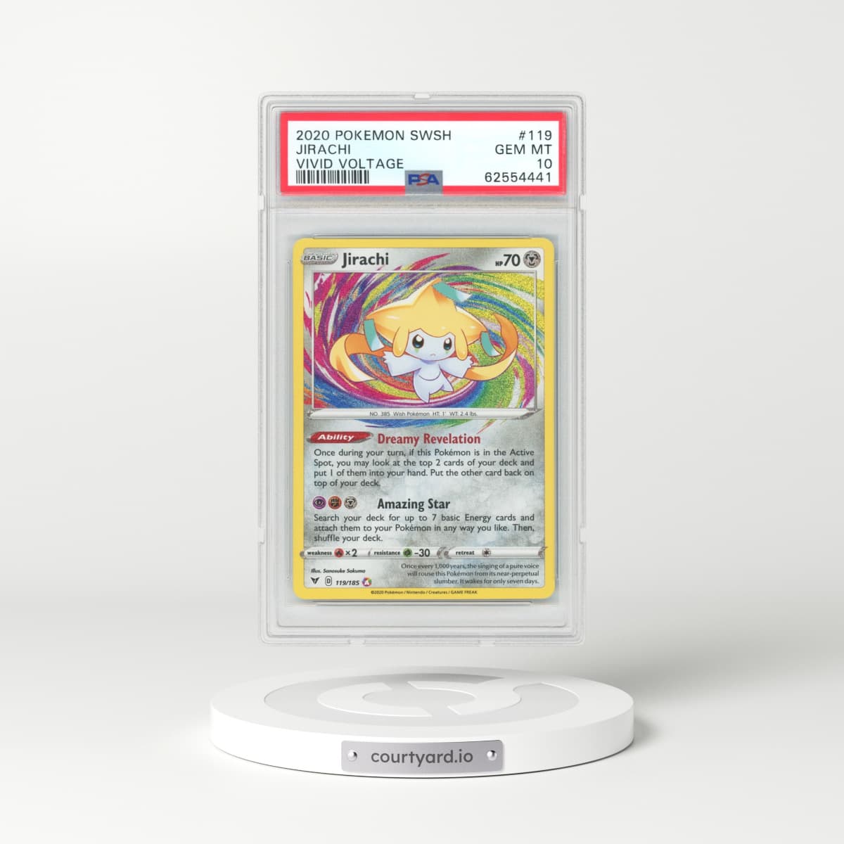 2020 Vivid Voltage #119 Jirachi - Holo (PSA 10 GEM MINT)