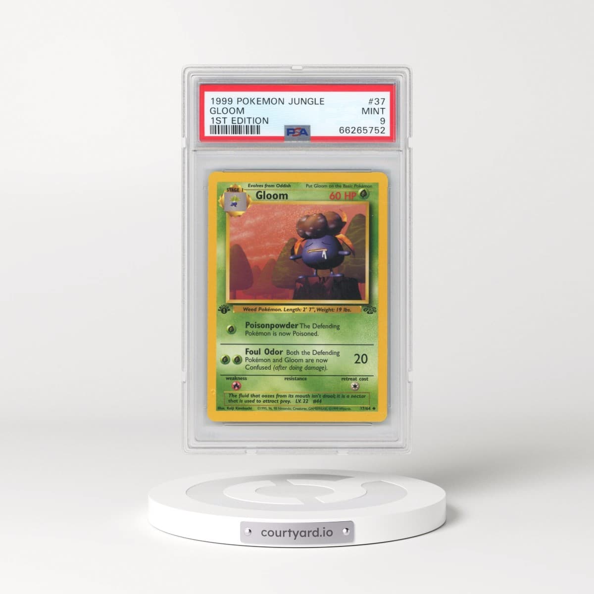 1999 Pokémon Jungle #37 Gloom - 1st Edition (PSA 9 MINT)