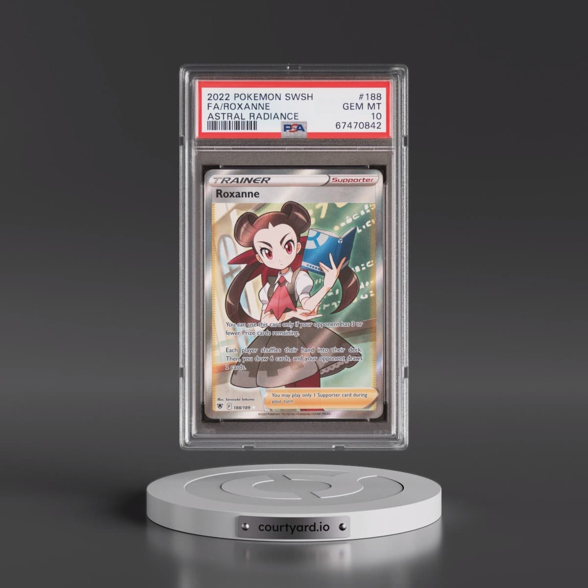 2022 Astral Radiance #188 Roxanne (PSA 10 GEM MINT)