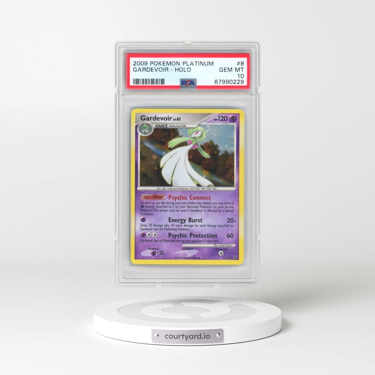 2009 Pokémon Platinum #8 Gardevoir - Holo (PSA 10 GEM MINT)