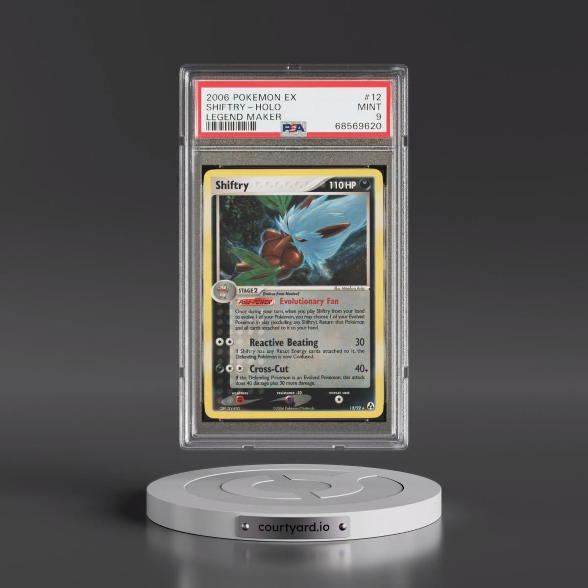 2006 Pokémon EX Legend Maker #12 Shiftry - Holo (PSA 9 MINT)