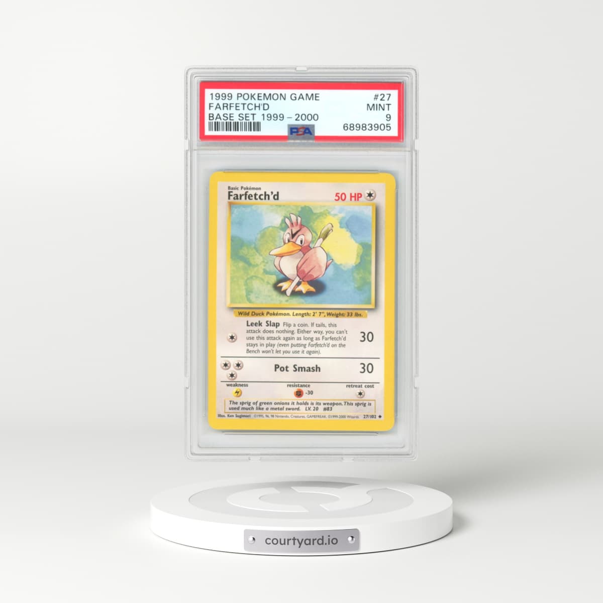 1999 Base Set #27 Farfetch'd (PSA 9 MINT)
