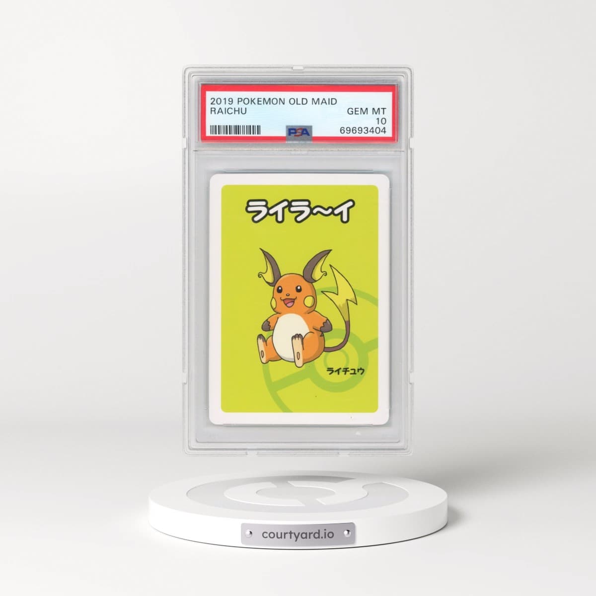 2019 Pokémon Old Maid Raichu (PSA 10 GEM MINT)