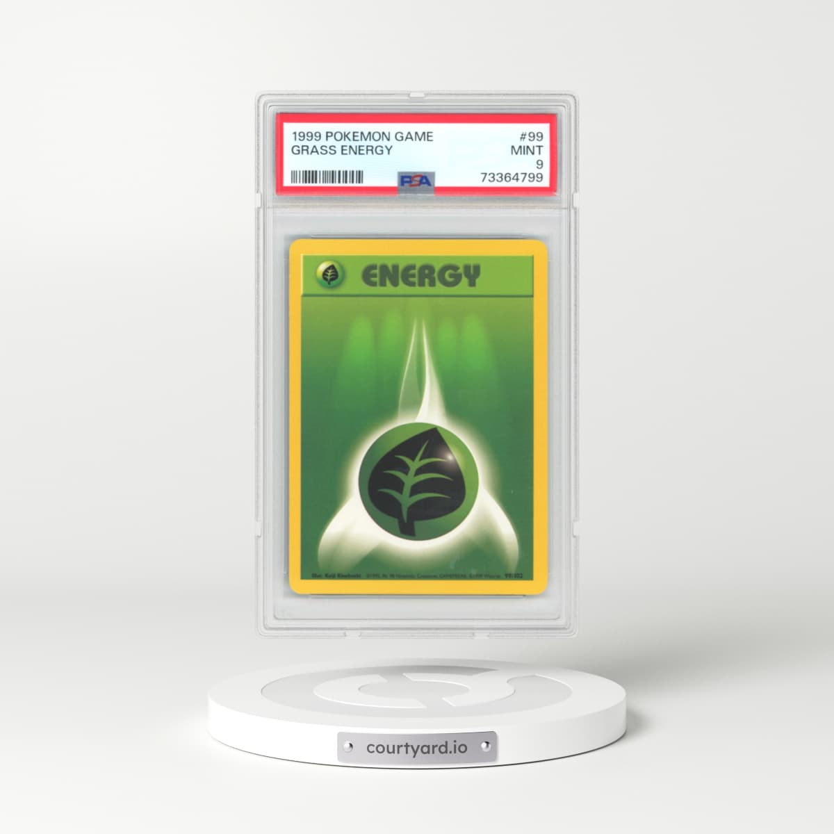 1999 Base Set #99 Grass Energy (PSA 9 MINT)
