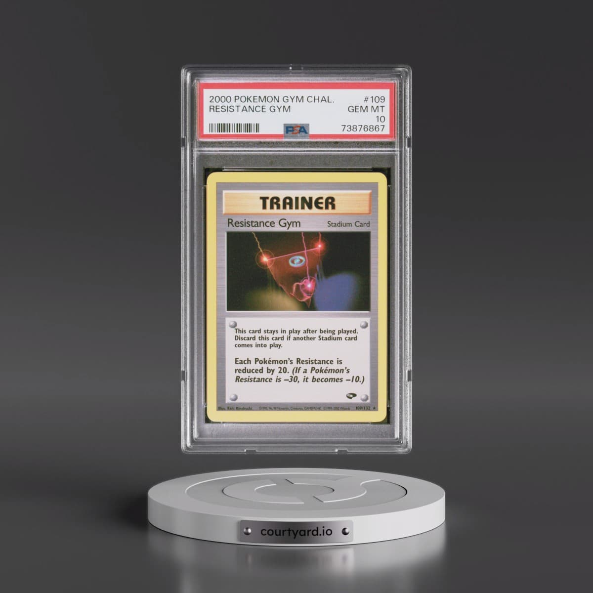 2000 Pokémon Gym Challenge #109 Resistance Gym (PSA 10 GEM MINT)