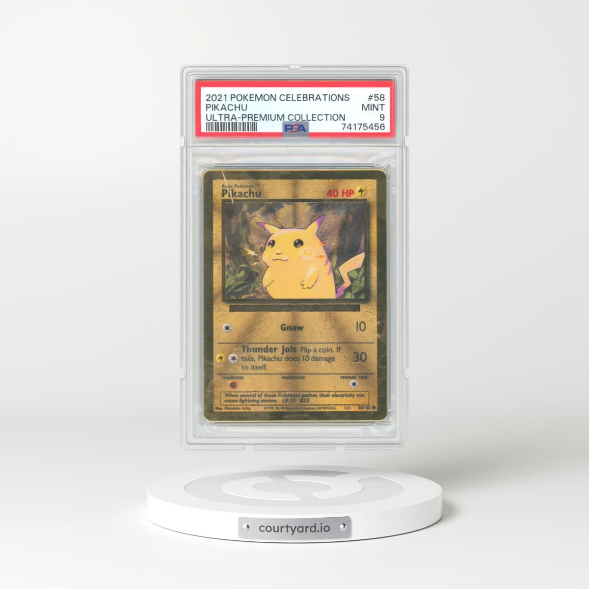 2021 Celebrations #58 Pikachu (PSA 9 MINT)