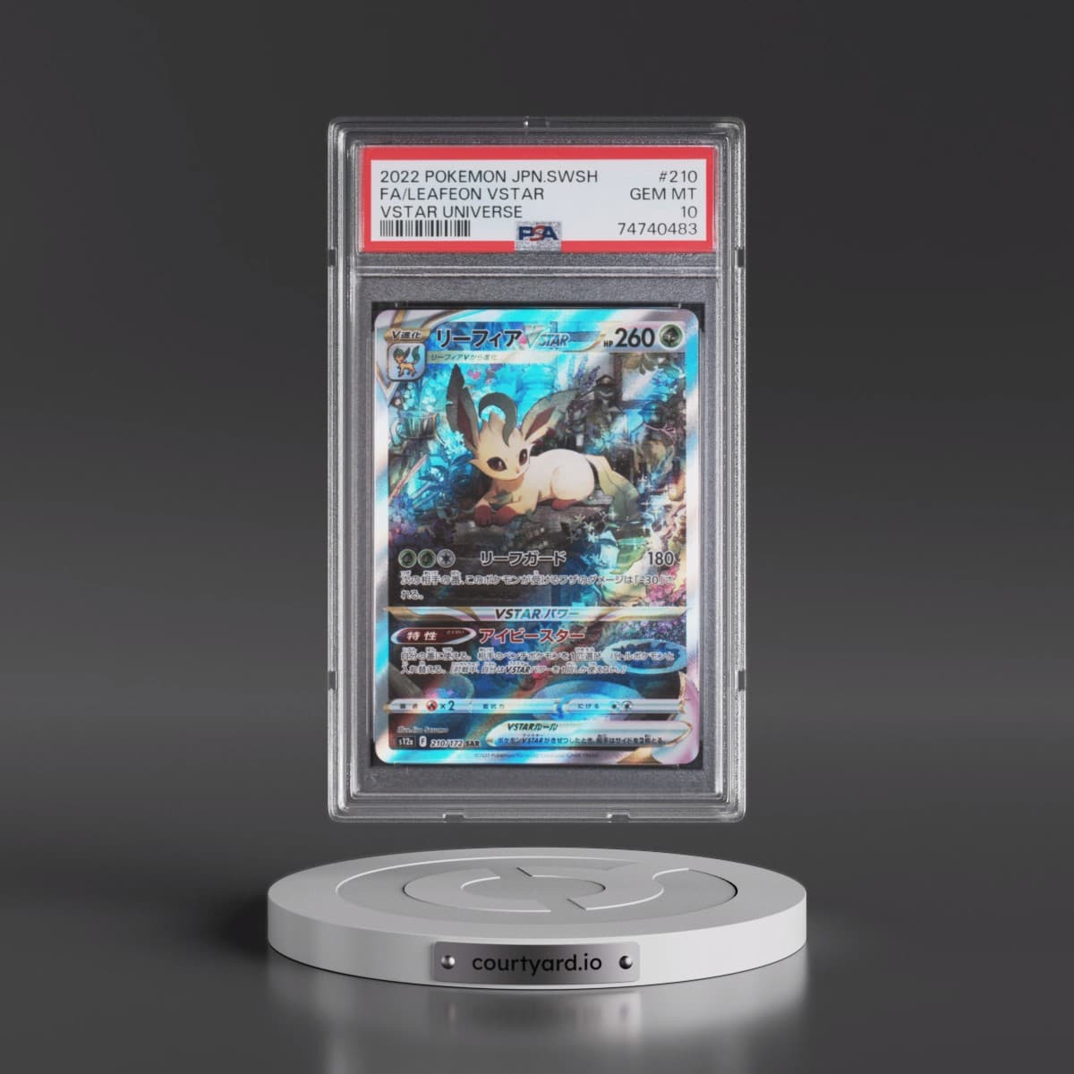 2022 Pokémon Sword & Shield Vstar Universe #210 Leafeon Vstar - Full Art (PSA 10 GEM MINT)