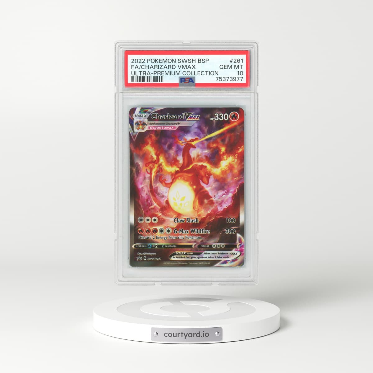 2022 Sword & Shield Promos #261 Charizard VMAX - Holo (PSA 10 GEM MINT)