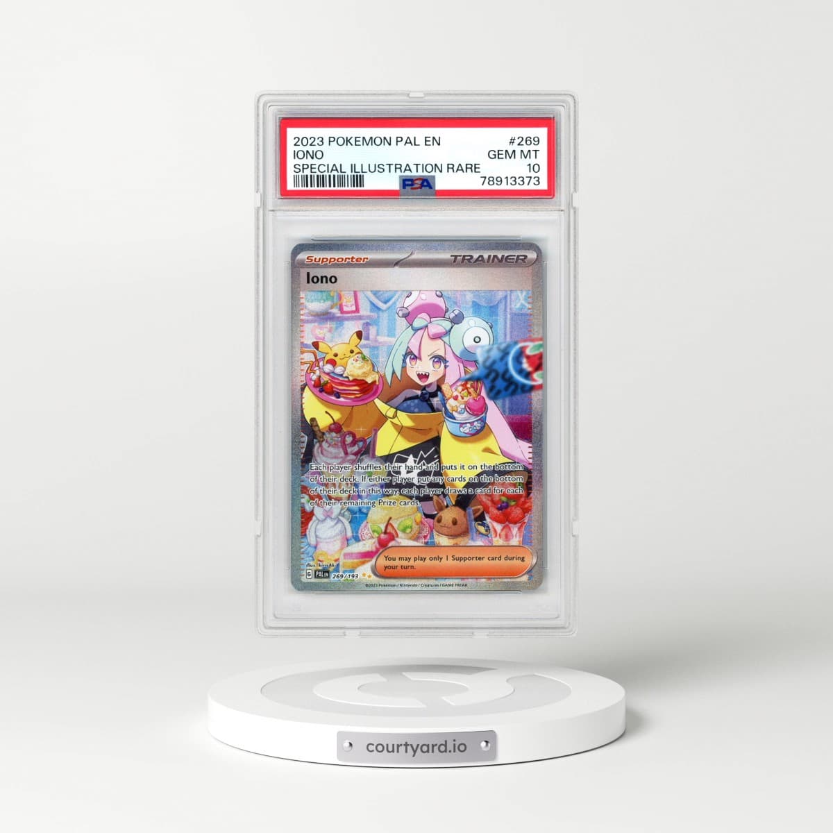 2023 Pokémon Pal EN-Paldea Evolved #269 Iono - Special Illustration Rare (PSA 10 GEM MINT)