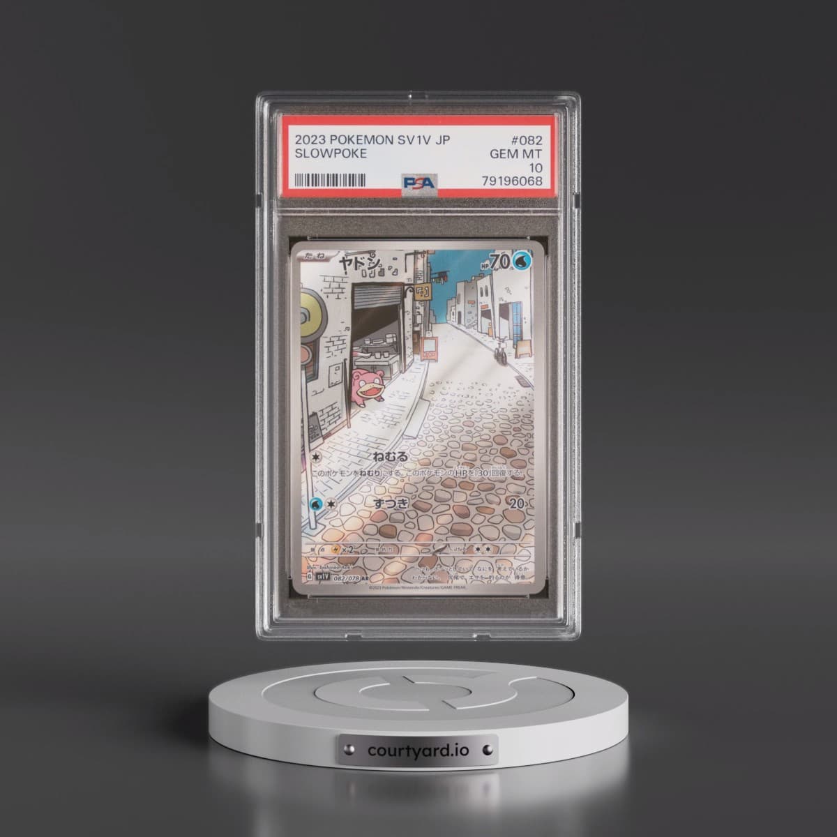 2023 Pokémon Sv1v-Violet EX #082 Slowpoke - Art Rare (PSA 10 GEM MINT)