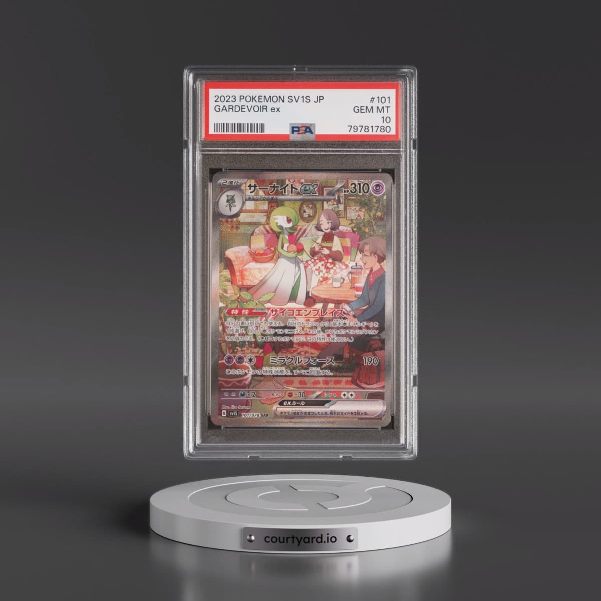 2023 Pokémon Sv1s-Scarlet EX #101 Gardevoir EX - Holo Special Art Rare (PSA 10 GEM MINT)