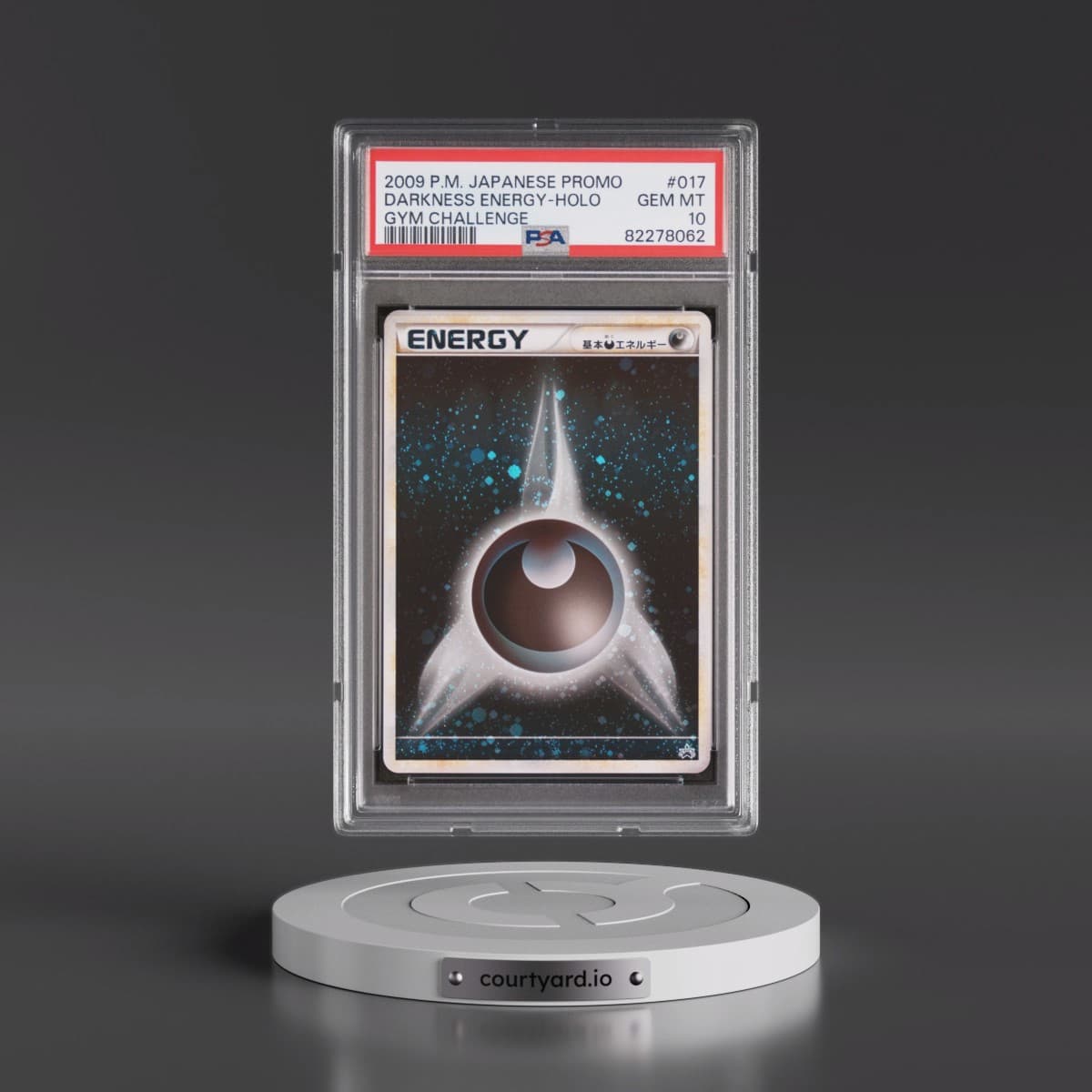2009 Pokémon Promo #017 Darkness Energy - Holo Gym Challenge (PSA 10 GEM MINT)