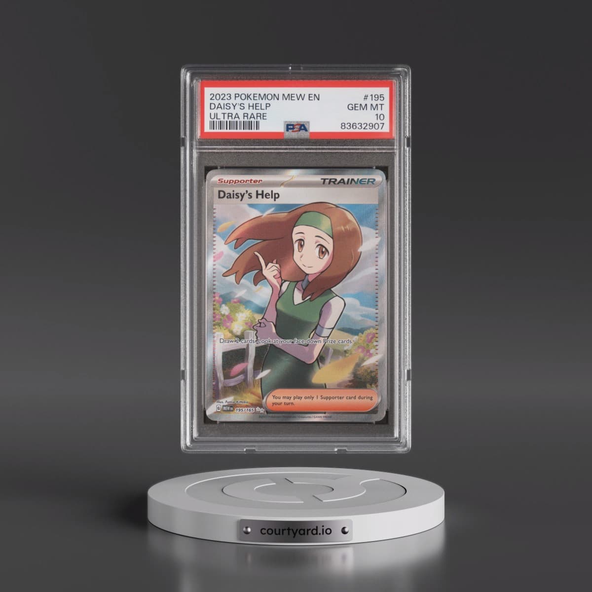 2023 Pokémon Mew EN-151 #195 Daisy's Help - Ultra Rare (PSA 10 GEM MINT)