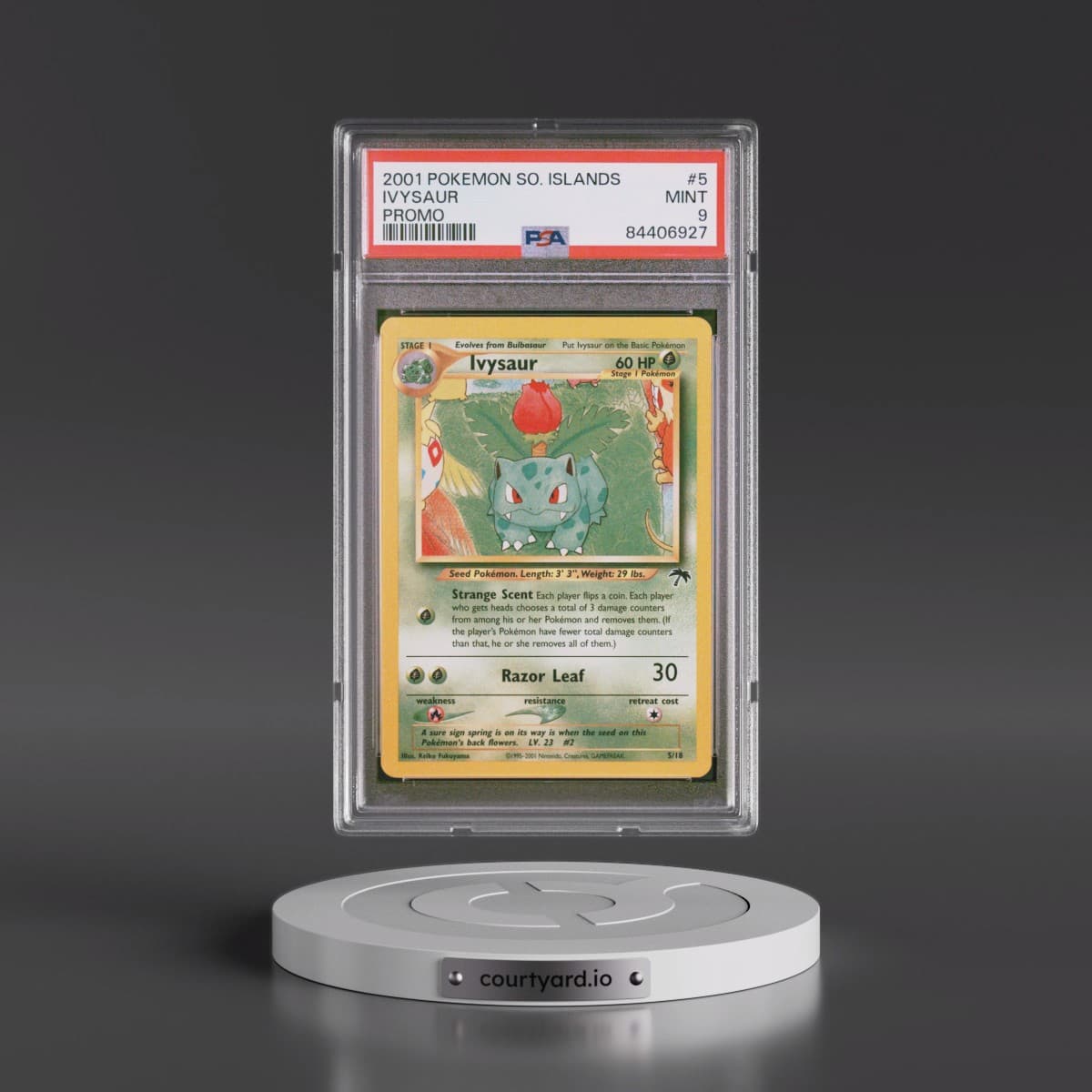 2001 Pokémon Southern Islands Promo #5 Ivysaur (PSA 9 MINT)