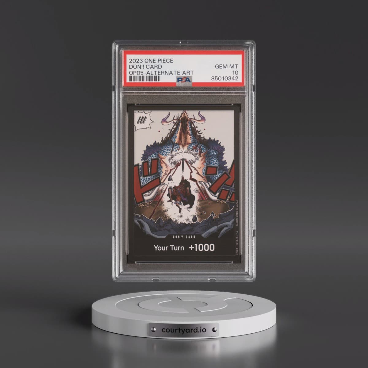 2023 One Piece Awakening of the New Era Don!! Card - Alternate Art (PSA 10 GEM MINT)
