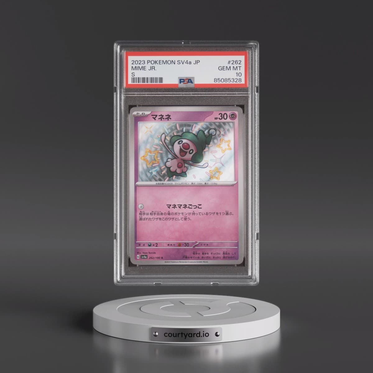 2023 Pokémon Sv4a-Shiny Treasure EX #262 Mime Jr. - S (PSA 10 GEM MINT)