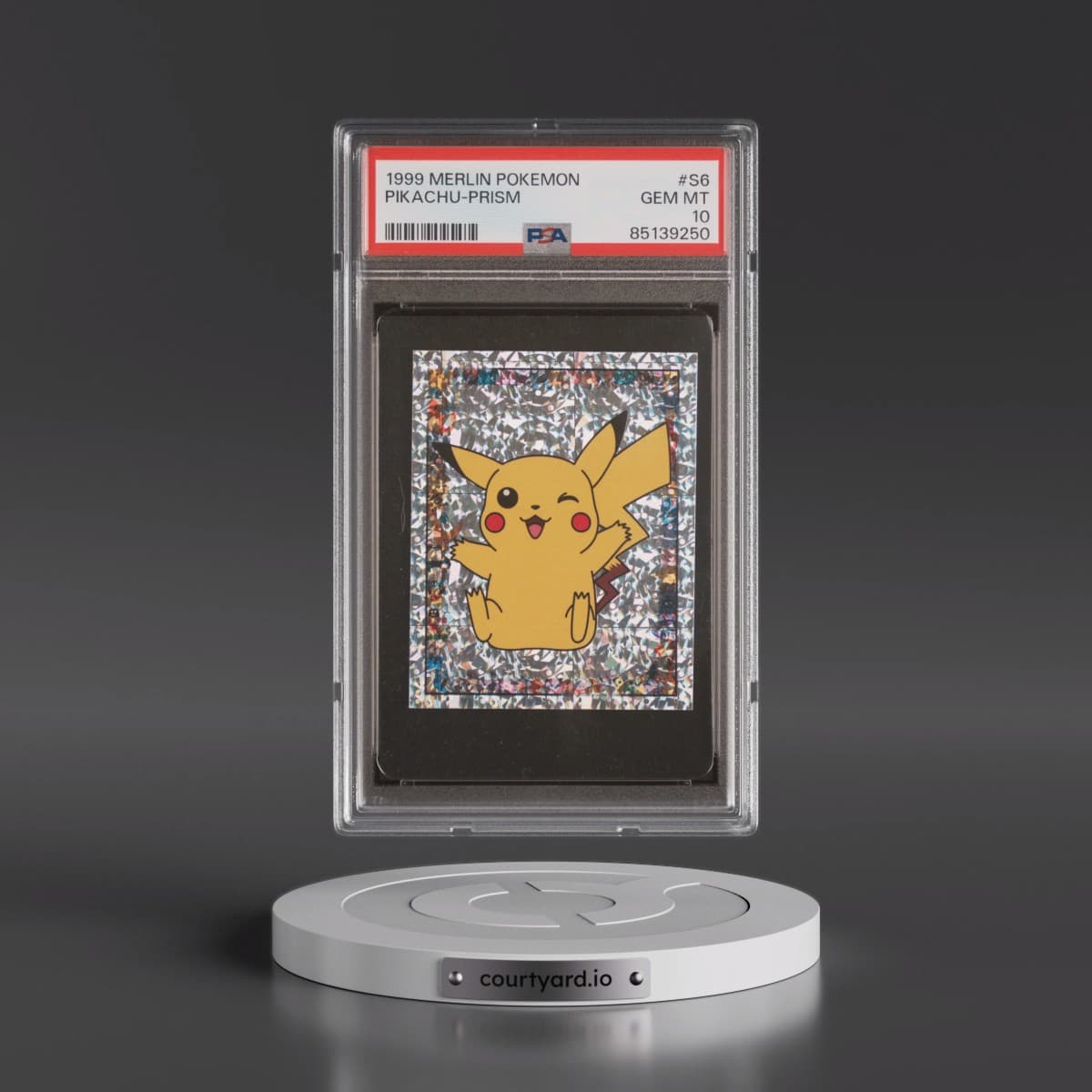 1999 Merlin Pokémon #S6 Pikachu-Prism (PSA 10 GEM MINT)