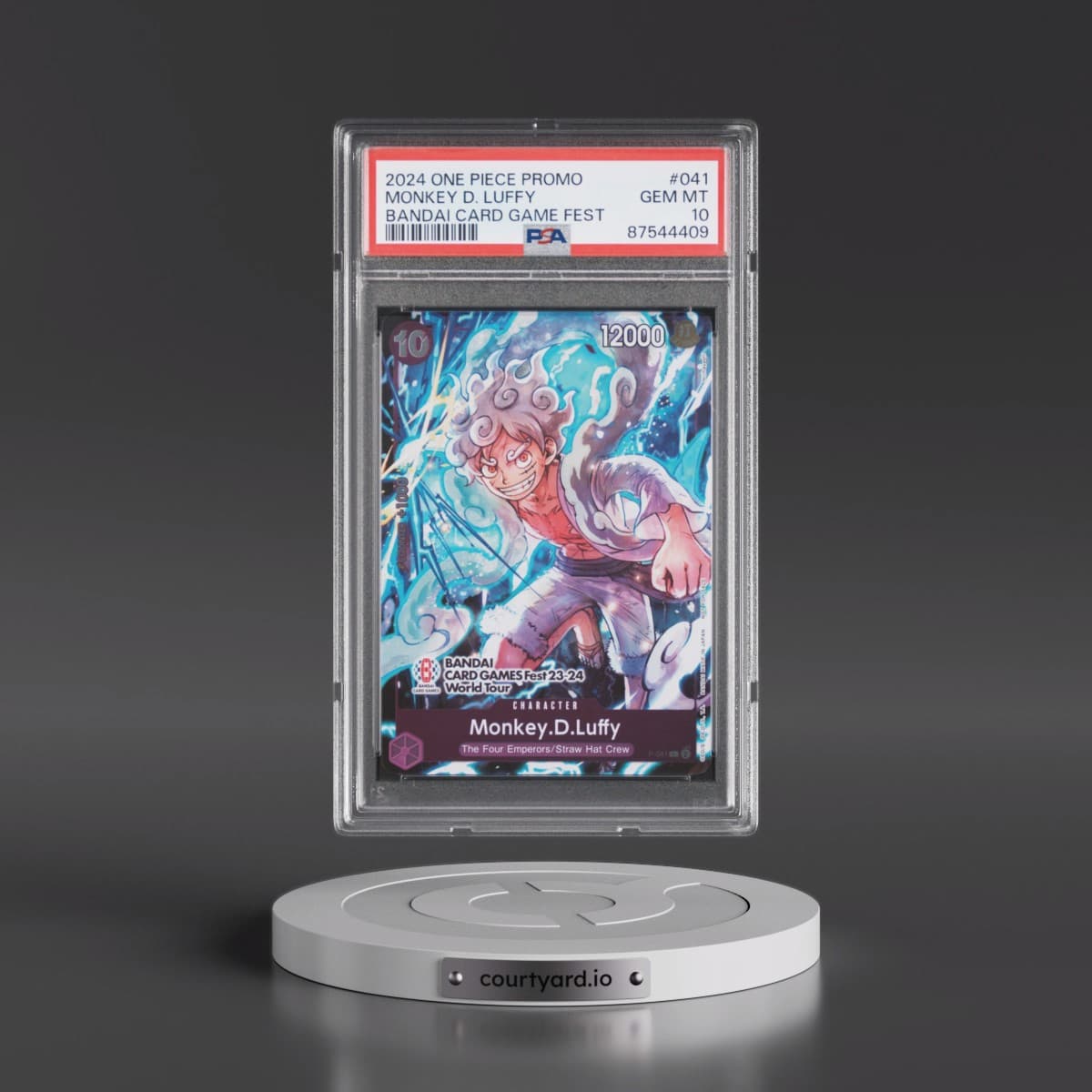 2024 One Piece Promos #041 Monkey D. Luffy - Bandai Card Game Fest (PSA 10 GEM MINT)