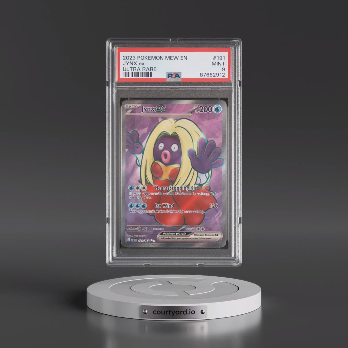 2023 Pokémon Mew EN-151 #191 Jynx EX - Holo Ultra Rare (PSA 9 MINT)