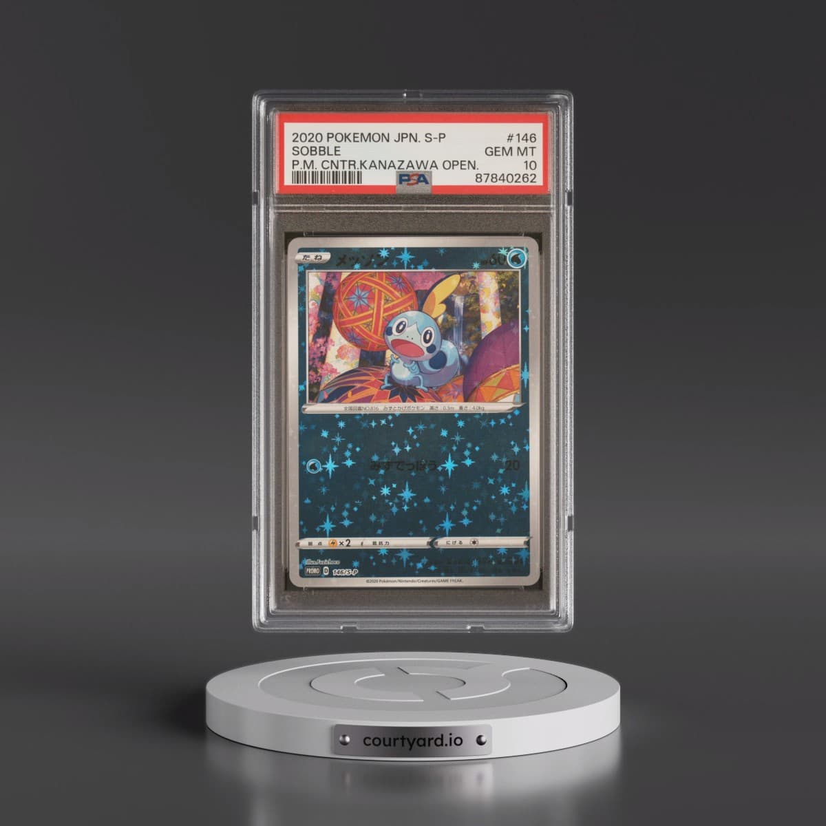 2020 Pokémon S Promo #146 Sobble - Pokemon Center Kanazawa Opening (PSA 10 GEM MINT)