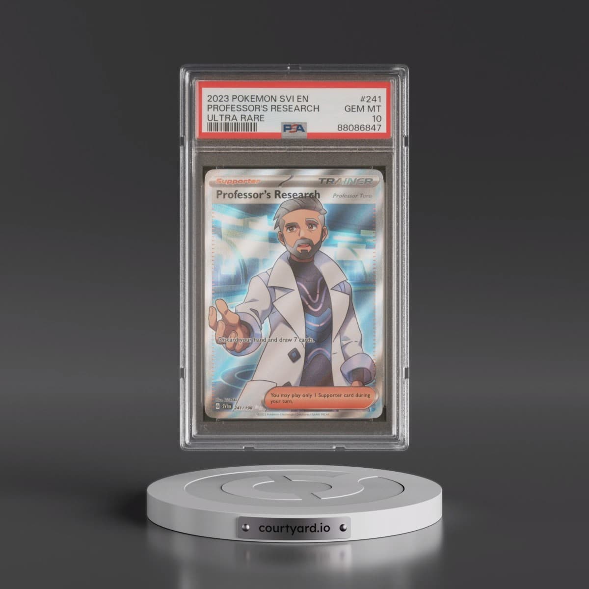 2023 Pokémon Svi EN-Scarlet & Violet #241 Professor's Research - Ultra Rare (PSA 10 GEM MINT)