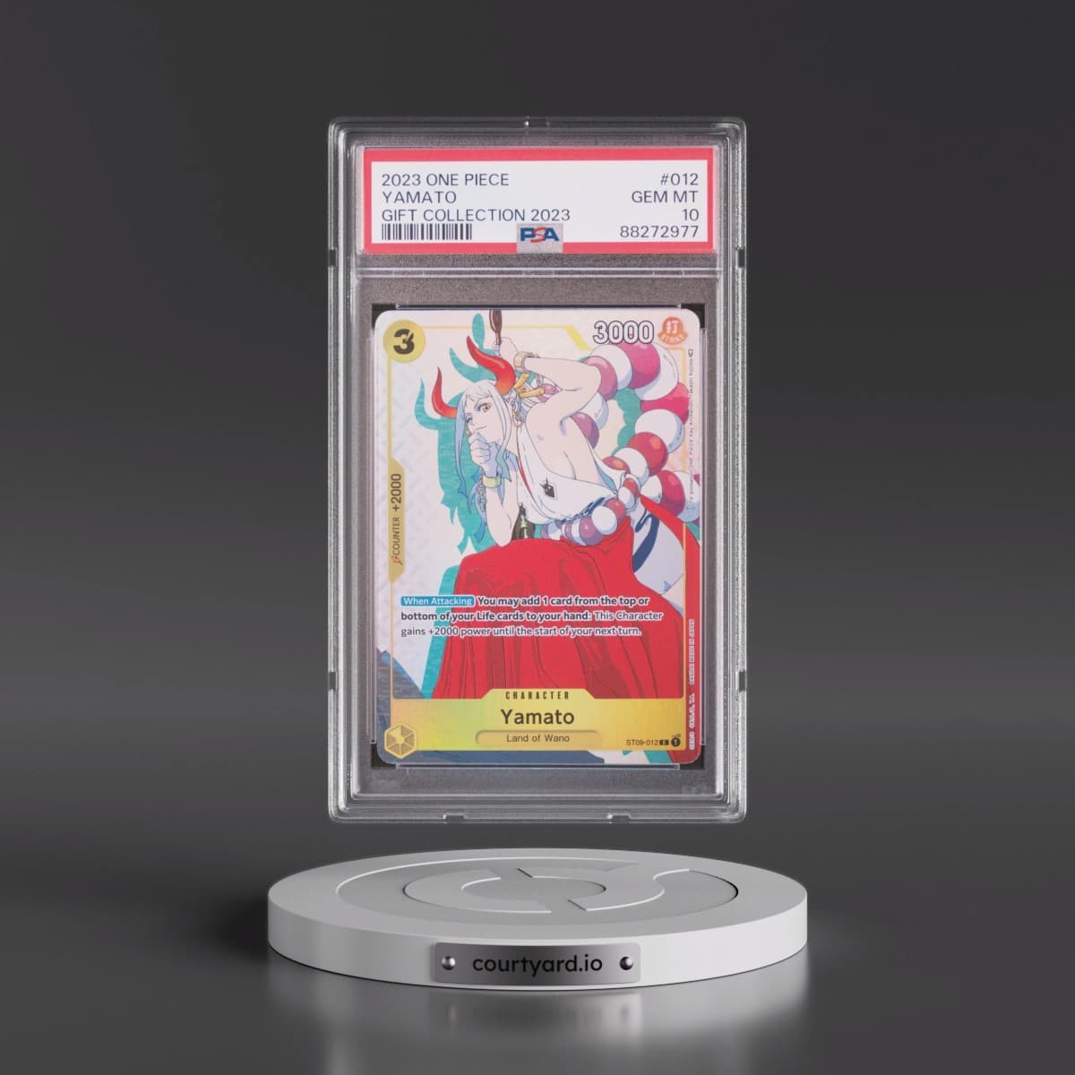 2023 One Piece Gift Collection 2023 #012 Yamato (PSA 10 GEM MINT)