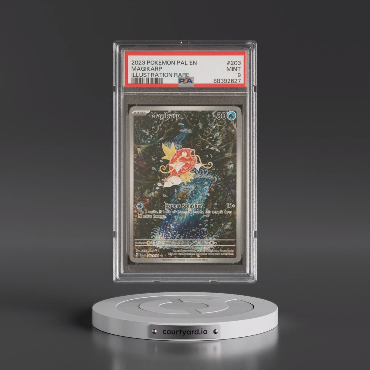 2023 Pokémon Pal EN-Paldea Evolved #203 Magikarp - Illustration Rare (PSA 9 MINT)