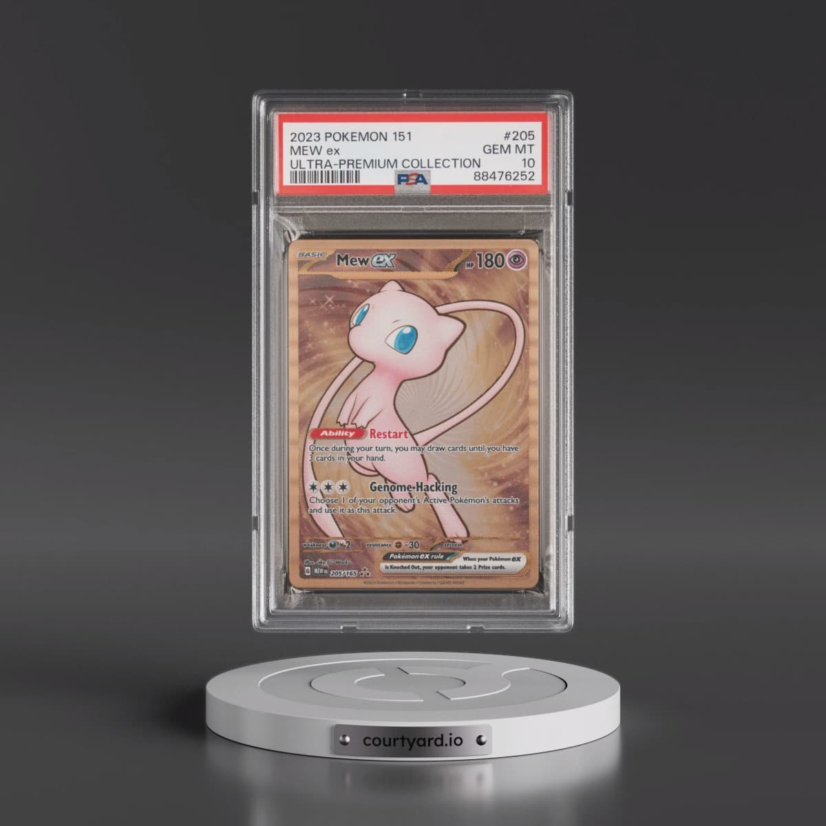 2023 Pokémon 151 Ultra-Premium Collection #205 Mew EX - Holo (PSA 10 GEM MINT)