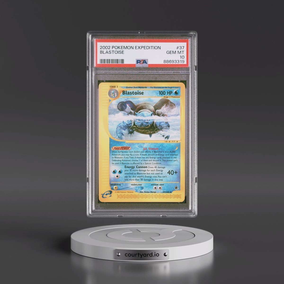 2002 Pokémon Expedition #37 Blastoise (PSA 10 GEM MINT)