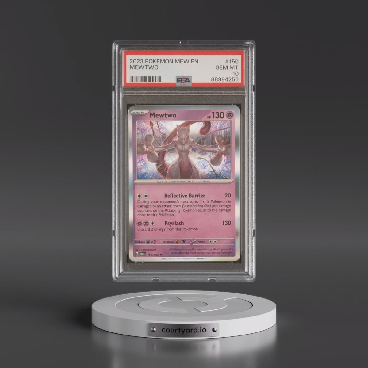 2023 Pokémon Mew EN-151 #150 Mewtwo (PSA 10 GEM MINT)