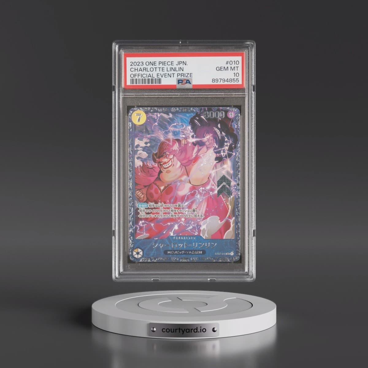 2023 One Piece Japanese Promos #010 Charlotte Linlin - Official Event Prize (PSA 10 GEM MINT)