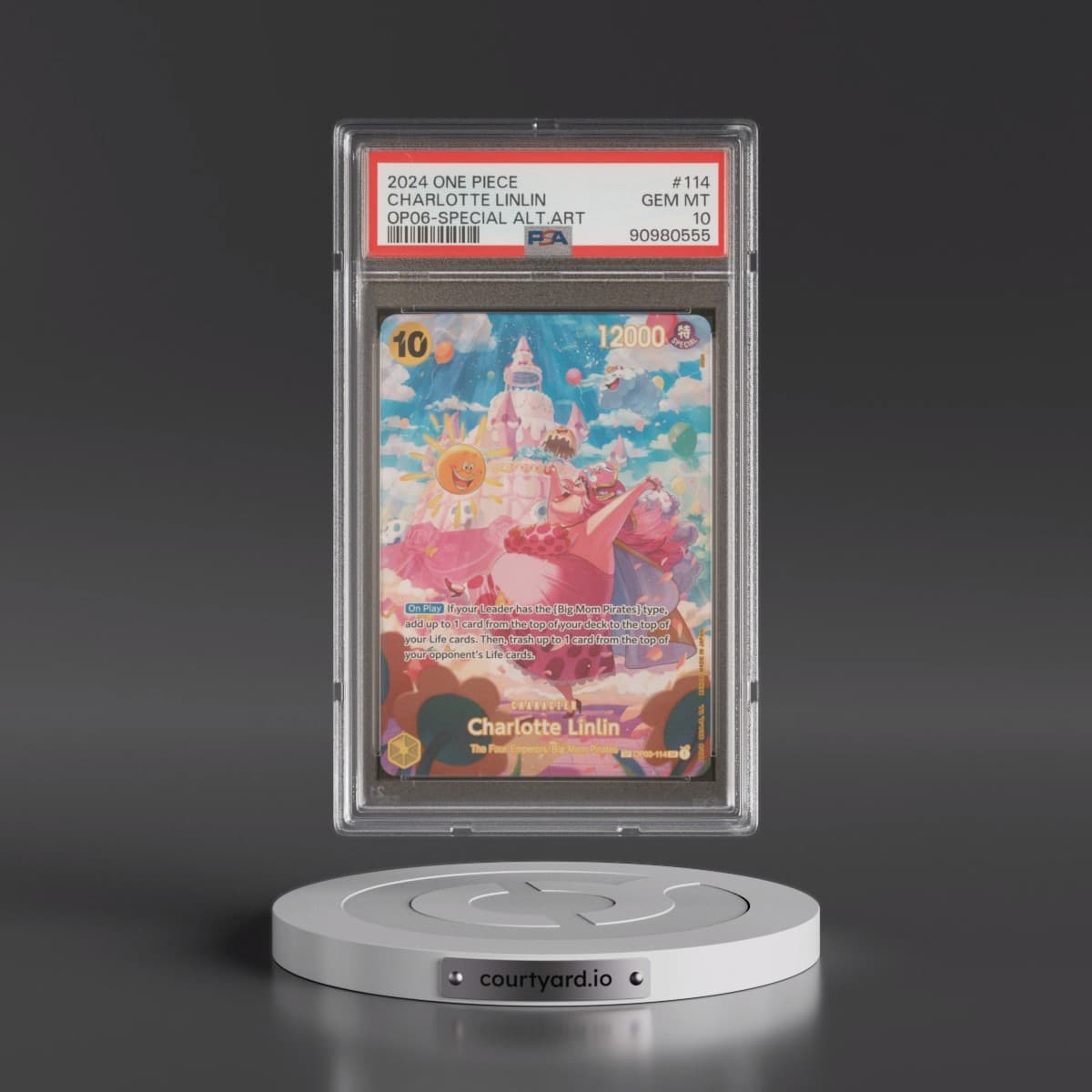 2024 One Piece OP06-Wings of the Captain #114 Charlotte Linlin - Special Alternate Art (PSA 10 GEM MINT)