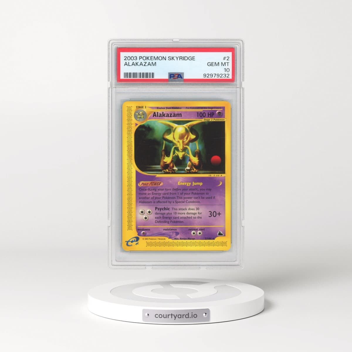 2003 Skyridge #2 Alakazam (PSA 10 GEM MINT)