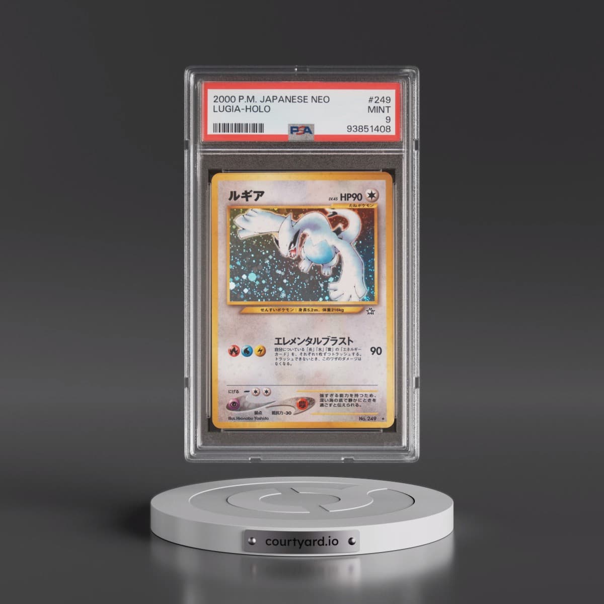 2000 Pokémon Neo #249 Lugia - Holo (PSA 9 MINT)