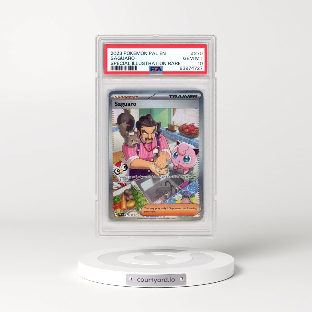 2023 Pokémon Pal EN-Paldea Evolved #270 Saguaro - Special Illustration Rare (PSA 10 GEM MINT)