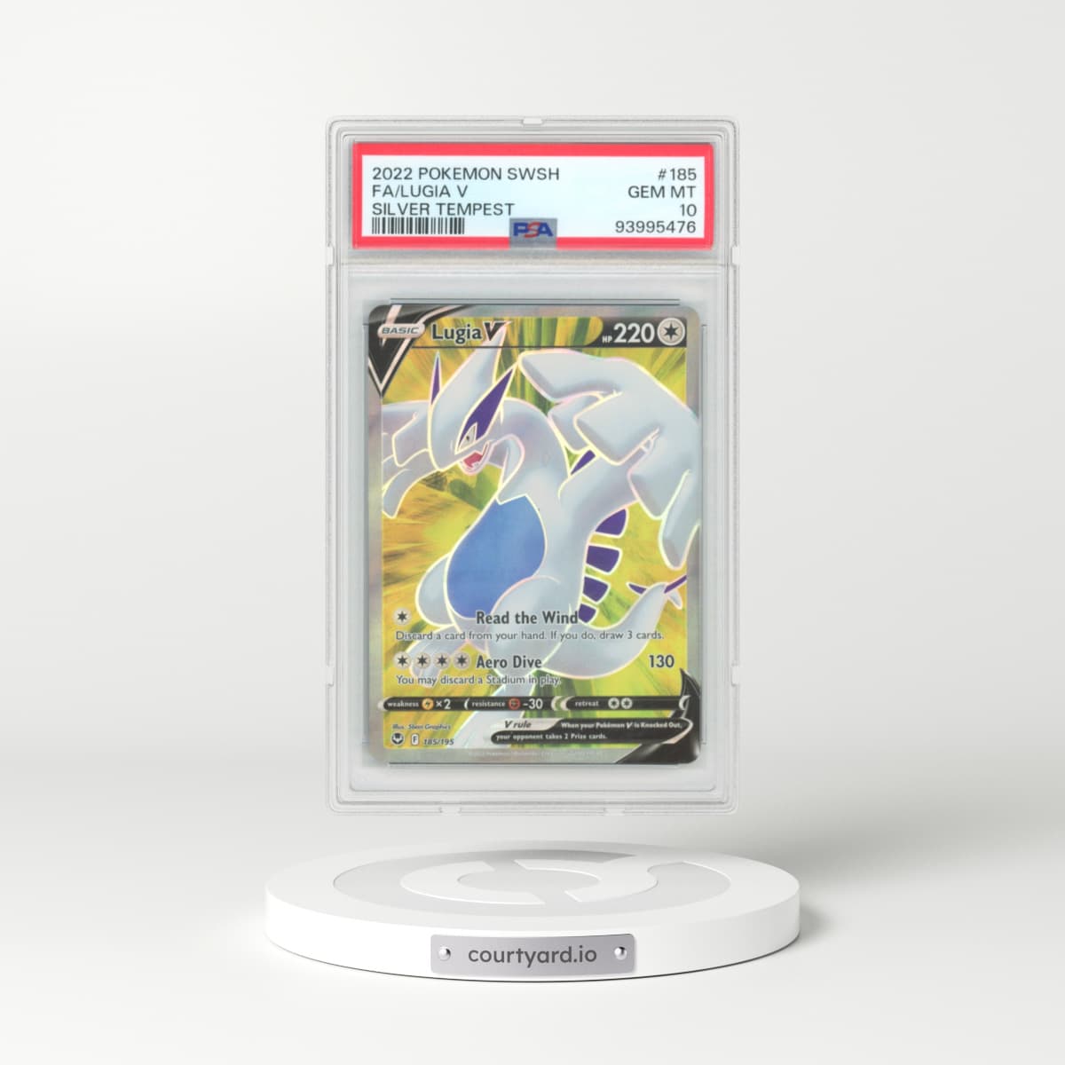 2022 Silver Tempest #185 Lugia V - Holo (PSA 10 GEM MINT)