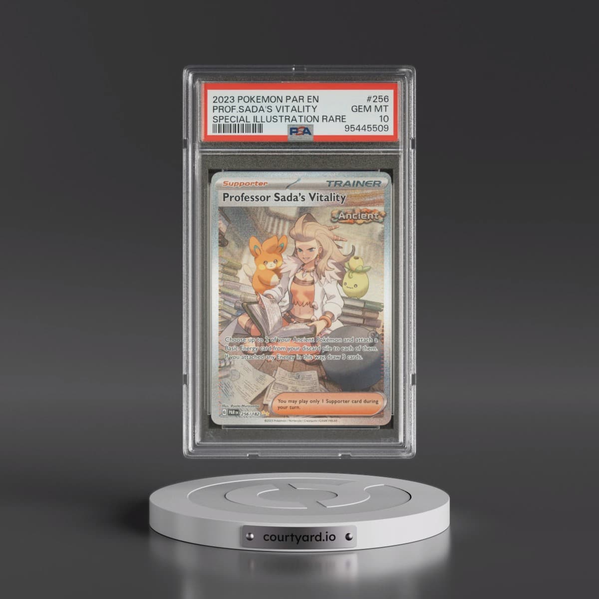 2023 Pokémon Par EN-Paradox Rift #256 Professor Sada's Vitality - Special Illustration Rare (PSA 10 GEM MINT)