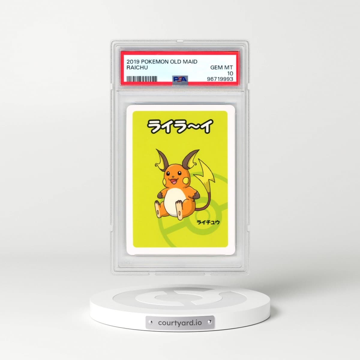 2019 Pokémon Old Maid Raichu (PSA 10 GEM MINT)