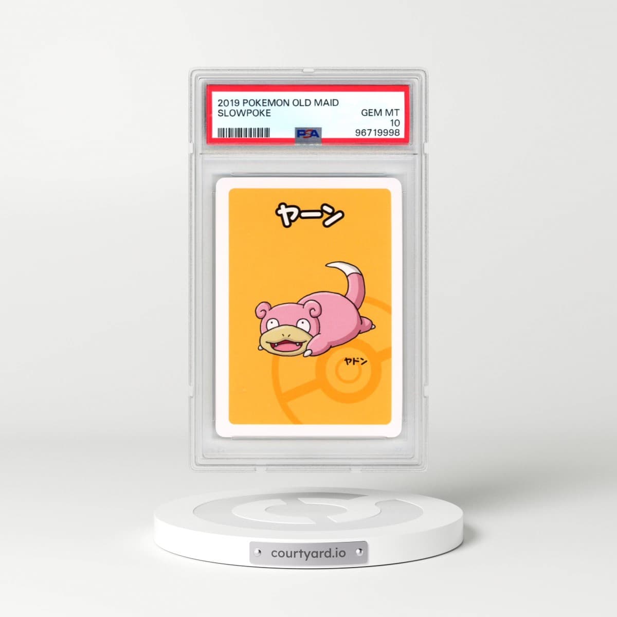 2019 Pokémon Old Maid Slowpoke (PSA 10 GEM MINT)