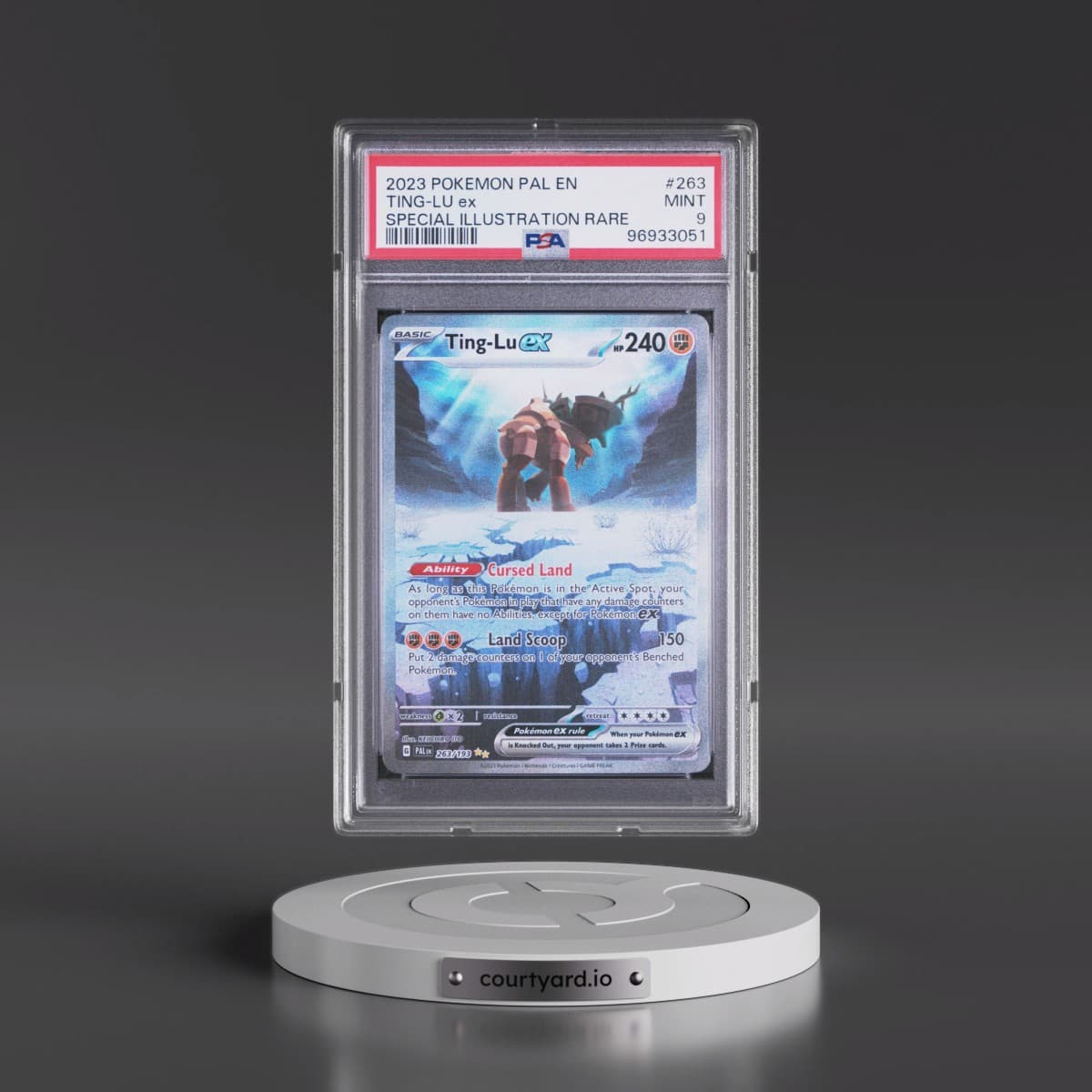 2023 Pokémon Pal EN-Paldea Evolved #263 Ting-LU EX - Holo Special Illustration Rare (PSA 9 MINT)