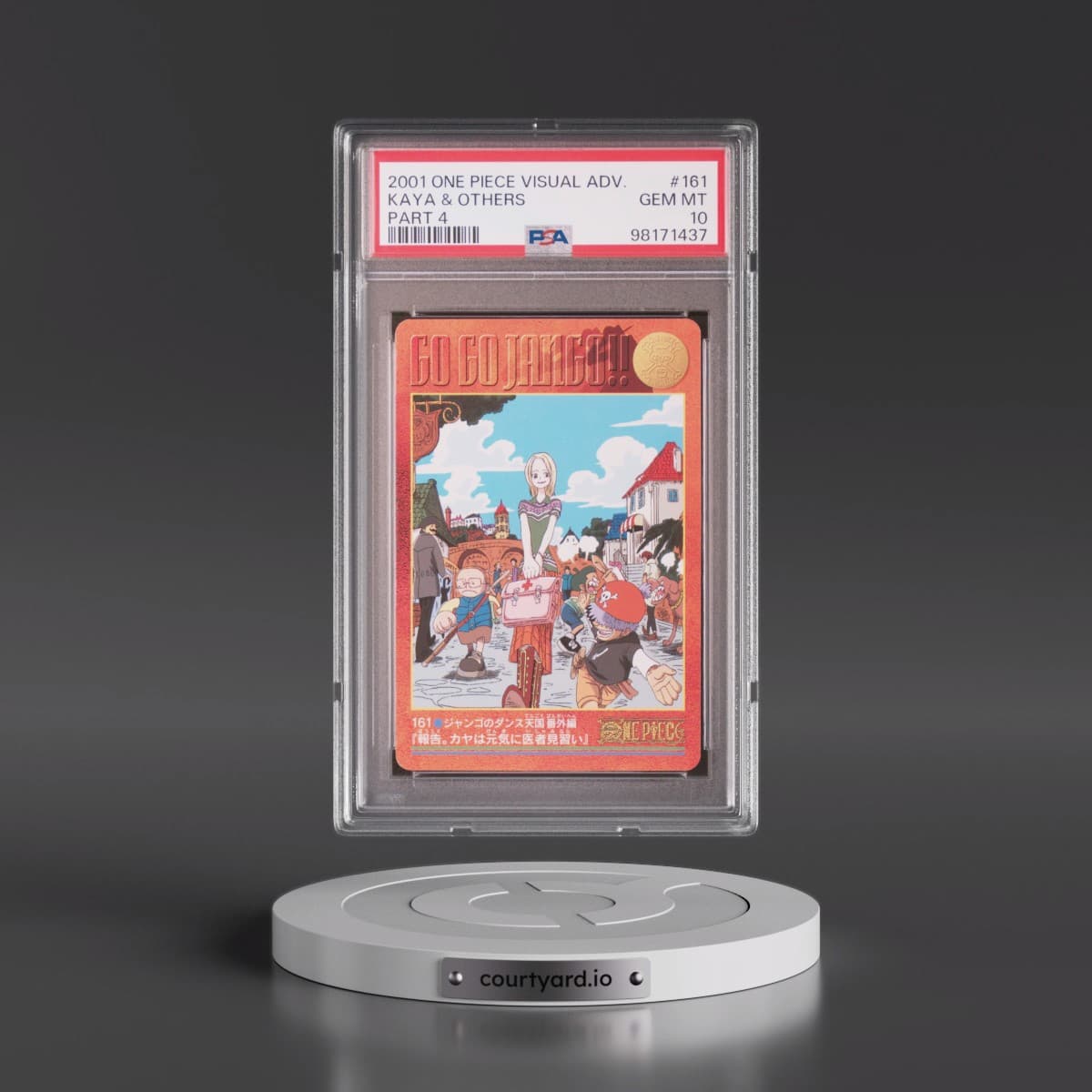 2001 Carddass One Piece Visual Adventure Part 4 #161 Kaya & Others (PSA 10 GEM MINT)