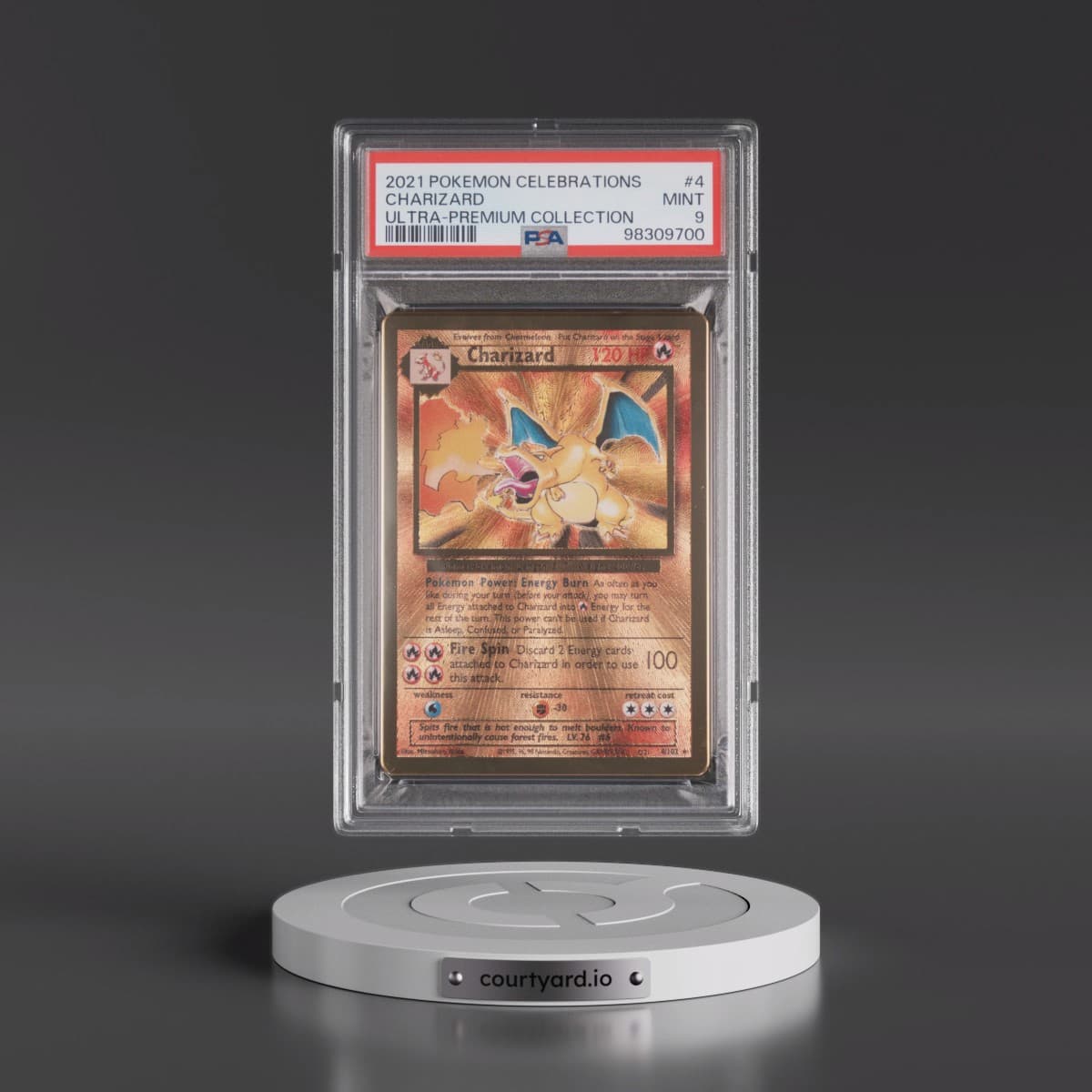 2021 Pokémon Celebrations Ultra-Premium Collection #4 Charizard (PSA 9 MINT)