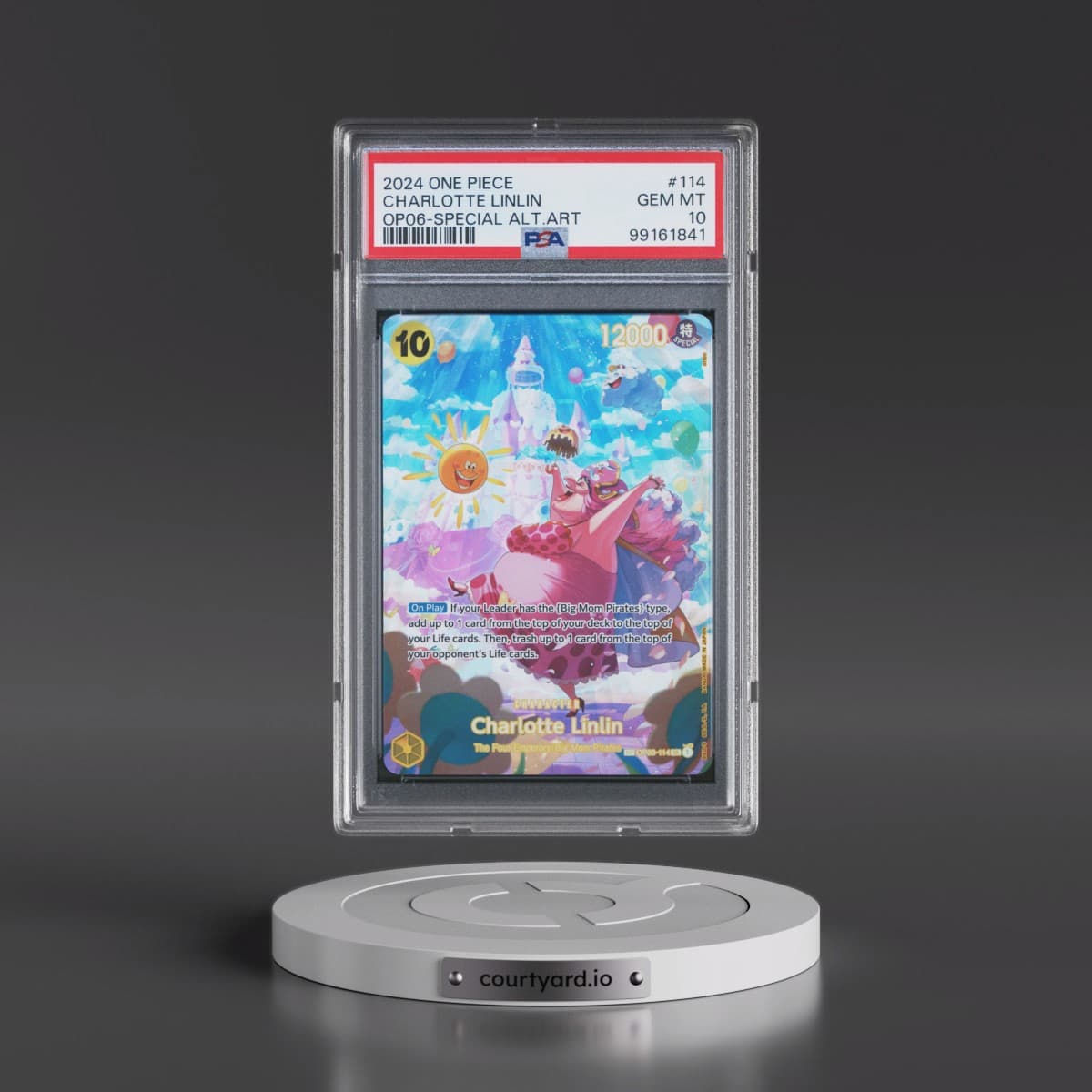 2024 One Piece OP06-Wings of the Captain #114 Charlotte Linlin - Special Alternate Art (PSA 10 GEM MINT)