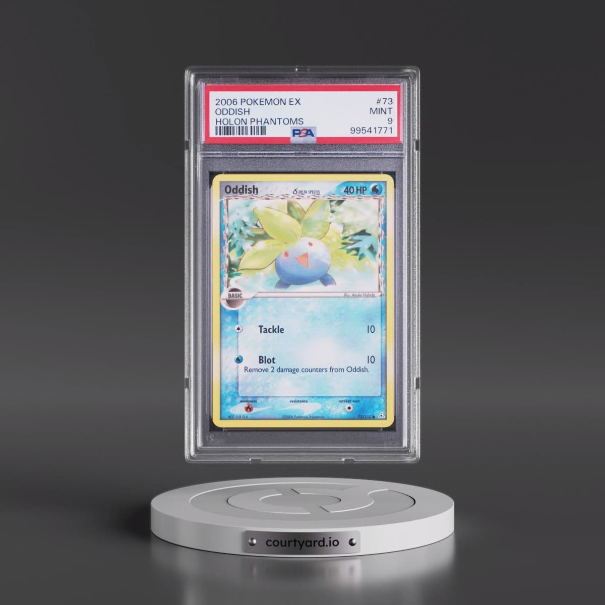 2006 Pokémon EX Holon Phantoms #73 Oddish (PSA 9 MINT)