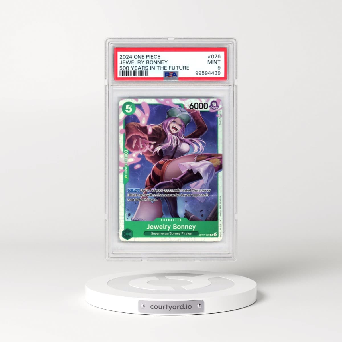 2024 One Piece 500 Years in the Future #026 Jewelry Bonney (PSA 9 MINT)