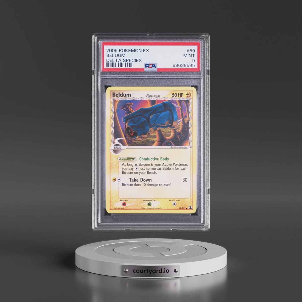 2005 Pokémon EX Delta Species #59 Beldum (PSA 9 MINT)