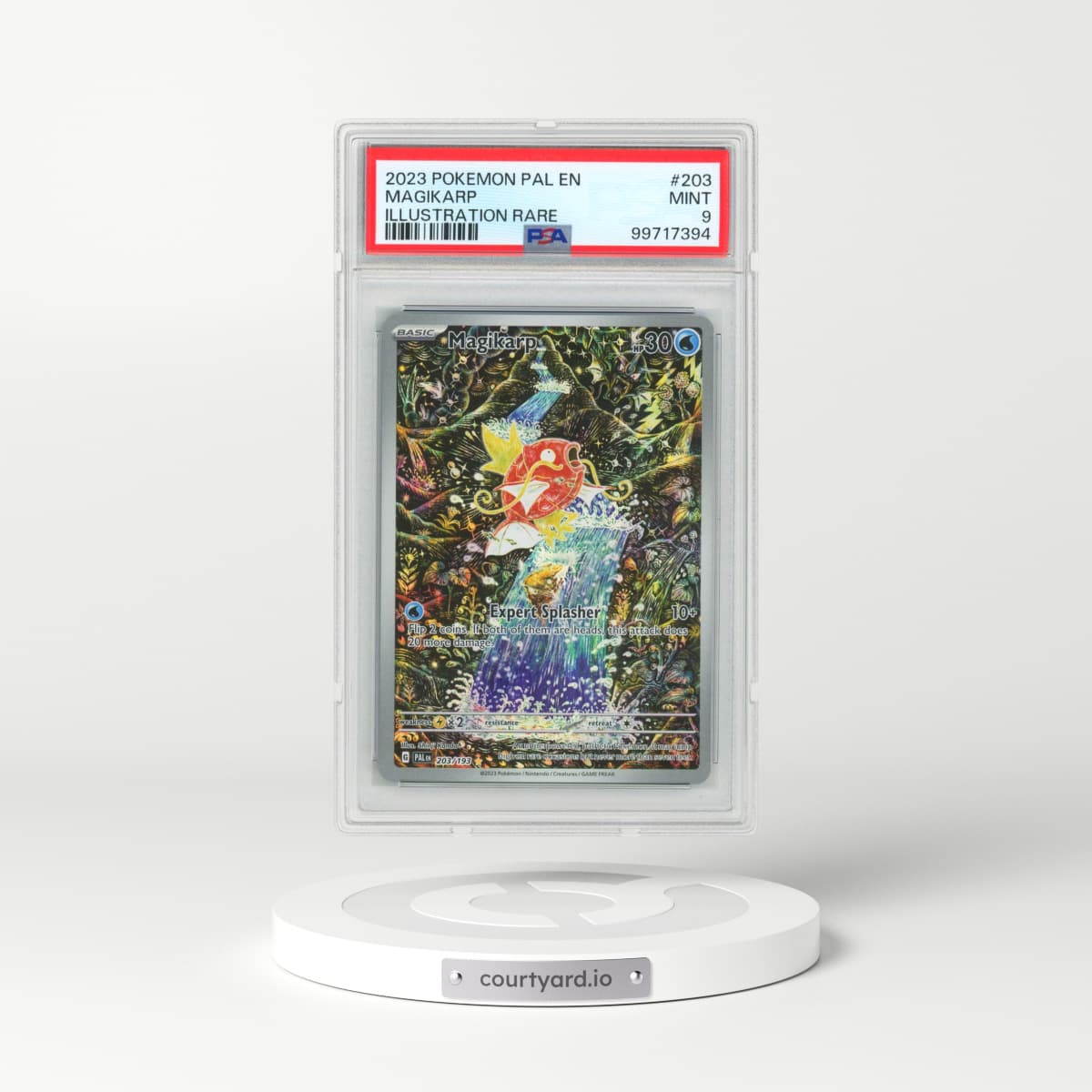2023 Pokémon Pal EN-Paldea Evolved #203 Magikarp - Illustration Rare (PSA 9 MINT)