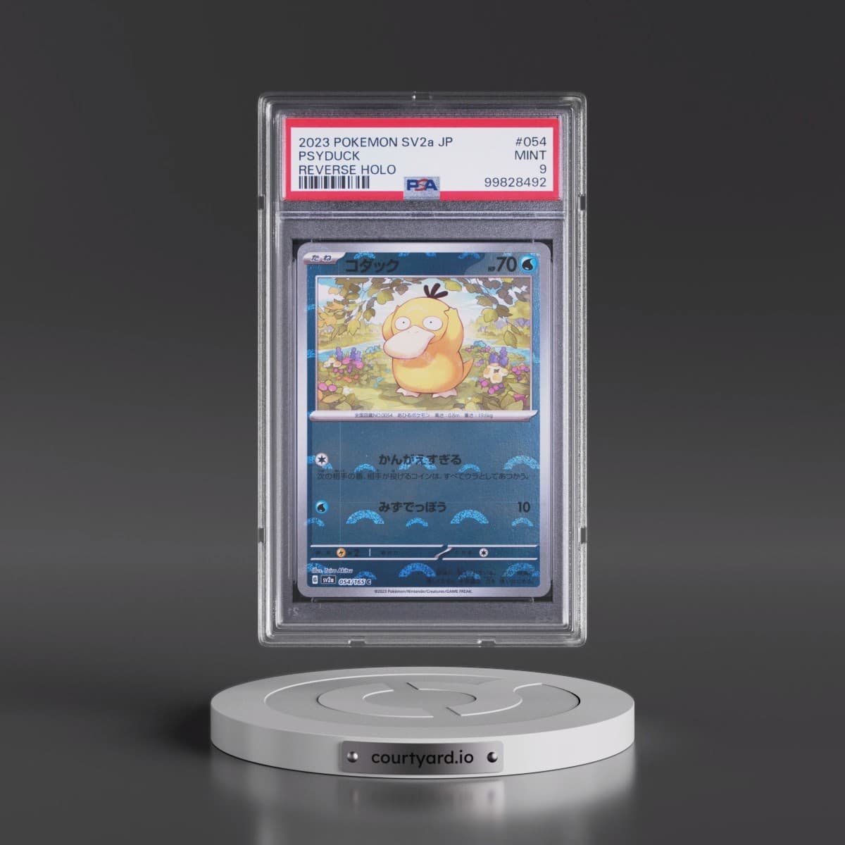 2023 Pokémon Sv2a-Pokemon 151 #054 Psyduck - Reverse Holo (PSA 9 MINT)