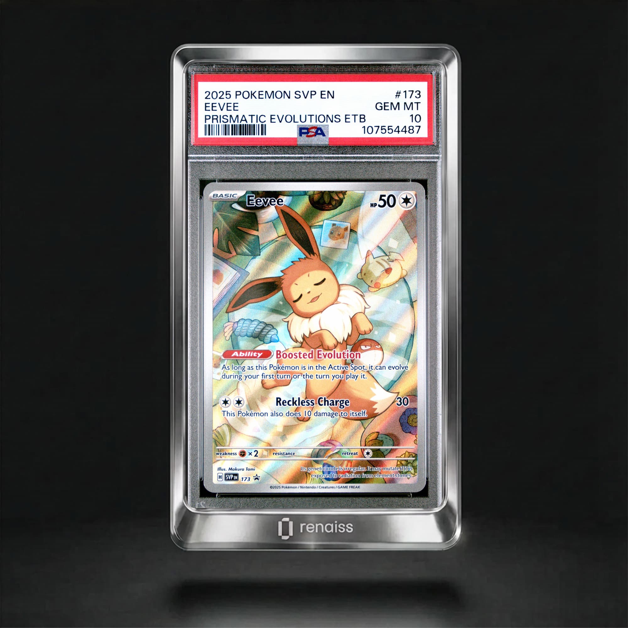 PSA 10 Gem Mint 2025 Pokemon Svp En-Sv Black Star Promo #173 Eevee